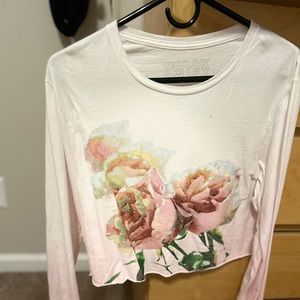 Taylor Swift Lover Crop Long Sleeve
